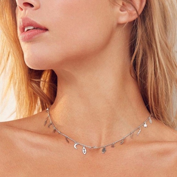 Urban Outfitters Celestial Choker Necklace - Picture 2 of 3